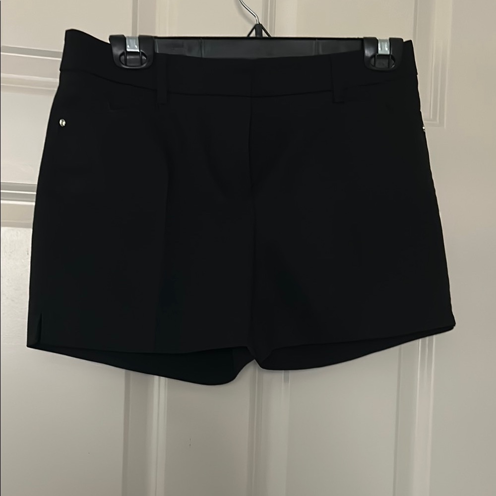 White House Black Market High Waist Black Shorts